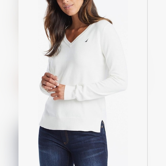 Nautica Sweaters - Nautica Long Sleeve J-Class V-Neck Sweater